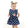 Dotted Strawberry Baby Girl Poplin Dress