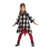 Pompom Checked Dress