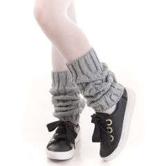 Grey Girl Knit Leg Warmer