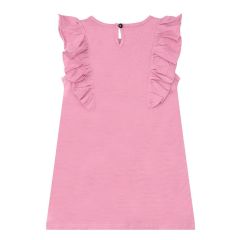 Panda Ruffled Pink Girl Dress