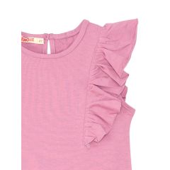 Panda Ruffled Pink Girl Dress