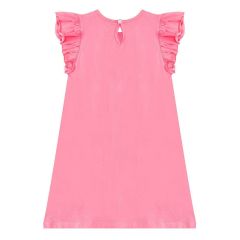 Teddy bear Girl Pink Jersey Dress