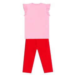 Strawberry Cat Girl T-shirt&Leggings Set