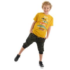 Whales Boy T-shirt&Capri Pants Set