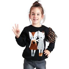 Cats Black Girl Sweatshirt