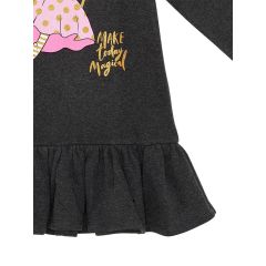 Giitter Rabbit Girl Anthracite Dress