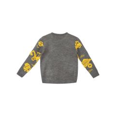 Construction Tools Boy Anthracite Knit Jumper