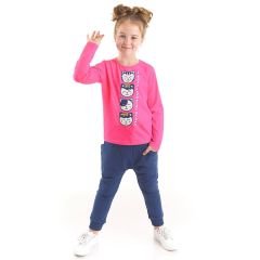 4 Cats Girl T-shirt&Pants Set