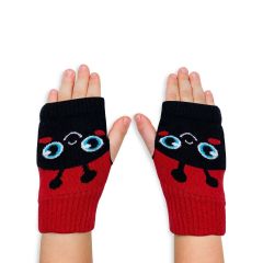 Ladybug Girl Knit Glove