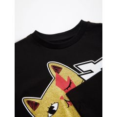 Cat Rock Girl T-shirt&Pants Set