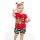 Baby Girl's T-shirt&Poplin Shorts Set