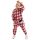 Fox Plaid Girl Overall