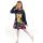 Leopard Navy Blue Girl Dress