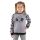 Plush Leopard Girl Grey Sweatshirt