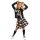 Rainbow Zebra T-shirt&Skirt Set