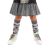 Grey Striped Girl Leg Warmer