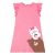 Teddy bear Girl Pink Jersey Dress