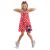 Cute Dots Poplin Girl Red Overall