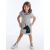 Grey Unicorn Girl Dress