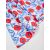 Poppy Red&Blue Poplin Girl Dress