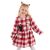 Bunny Plaid Girl Dress