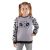 Plush Leopard Girl Grey Sweatshirt