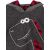 Checked Dino Boy Anthracite Hoodie
