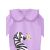 Flower Zebra Baby Girl Lilac Sweatshirt