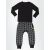 Star Rock Grey Black Boy Pants Set