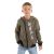 Nope Boy Khaki Zip-up Hoodie