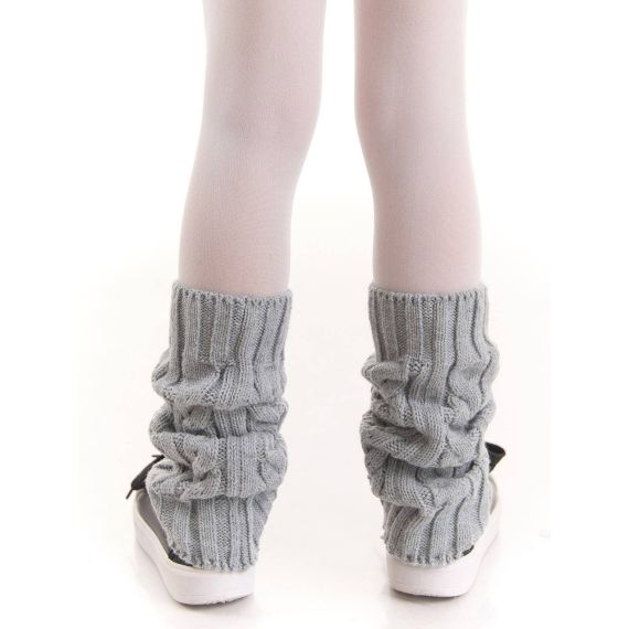 Grey Girl Knit Leg Warmer