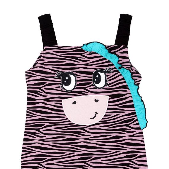 Zebra Girl Overall