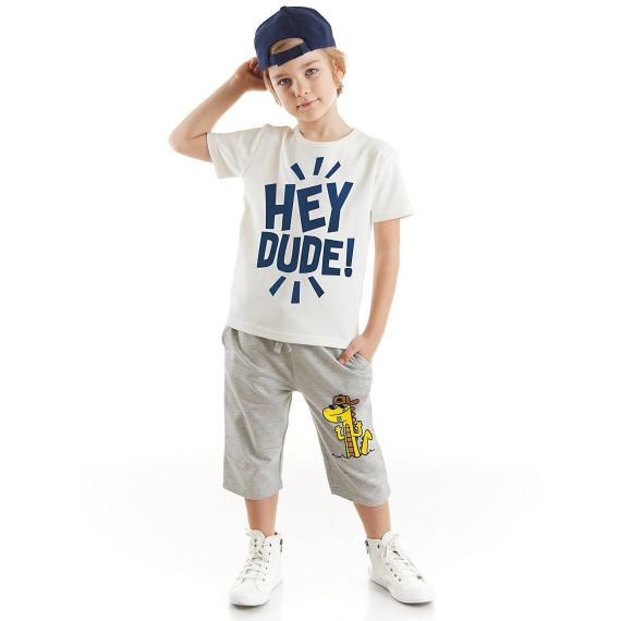 Hey Dude Boy T-shirt&Capri Set
