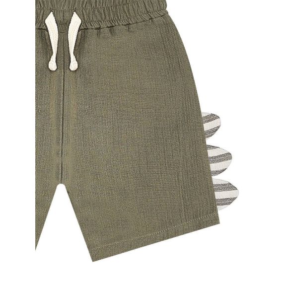 Dino Muslin Boy Shirt&Shorts Set