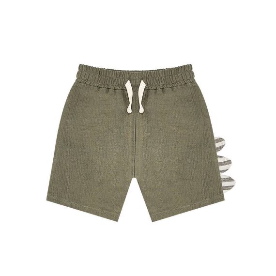 Dino Muslin Boy Shirt&Shorts Set