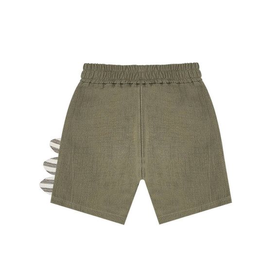 Dino Muslin Boy Shirt&Shorts Set