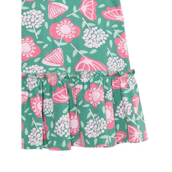 Pink Flowers Girl Dress