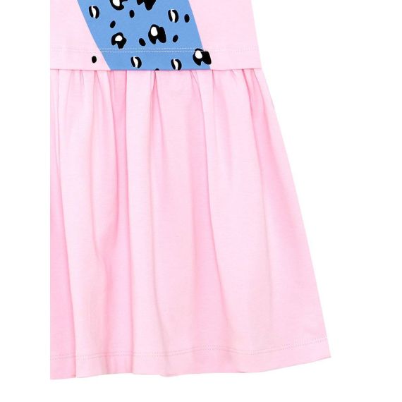 Funny Cats Girl Pink Dress