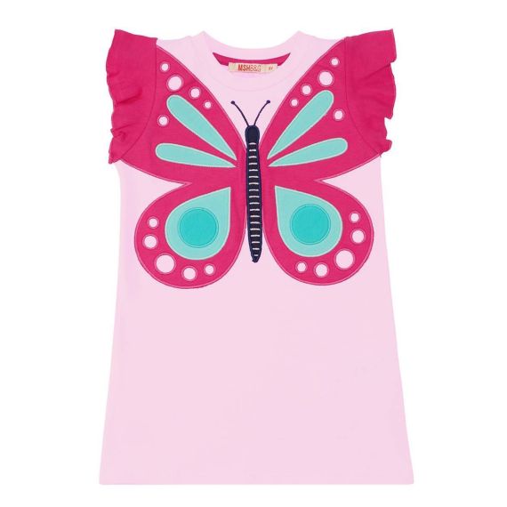 Pink Butterfly Dress