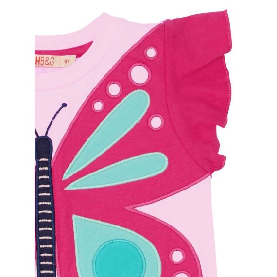 Pink Butterfly Dress