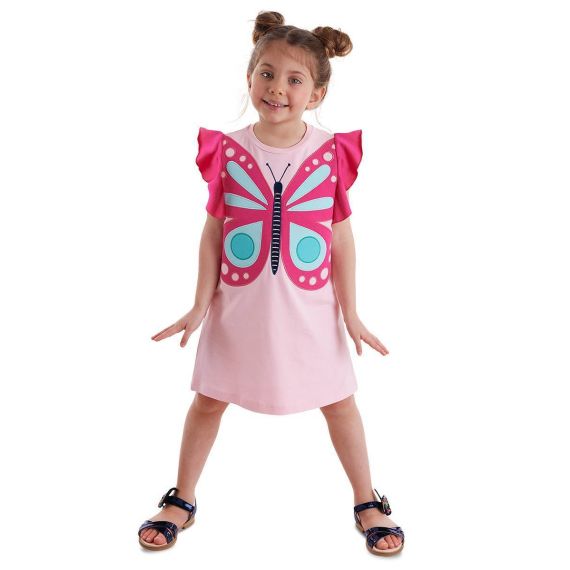 Pink Butterfly Dress