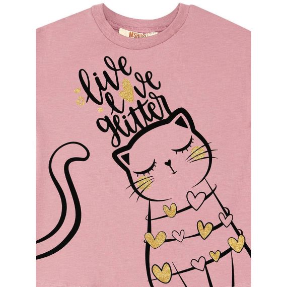 Love Cats Girl Tunic&Leggings Set