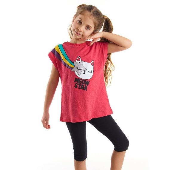 Cat Star T-shirt&Leggings Set