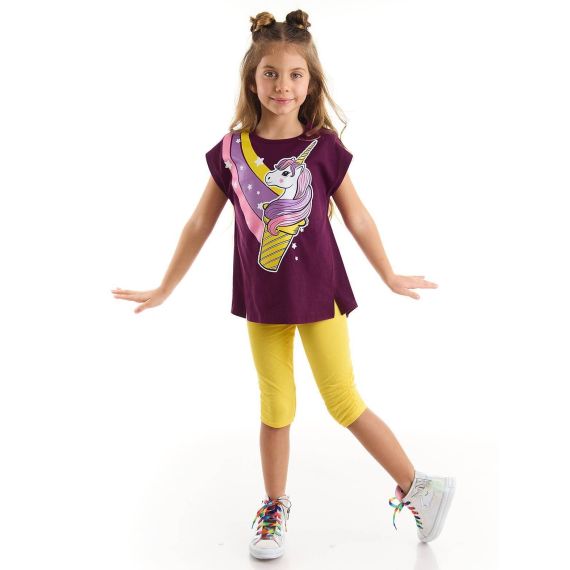 Unicone Girl T-shirt&Leggings Set