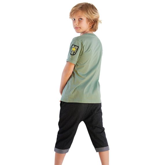 Player 08 Boy T-shirt&Capri Pants Set