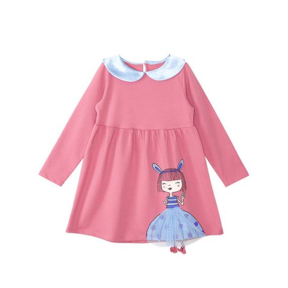 Bunny Rose Pink Girl Dress
