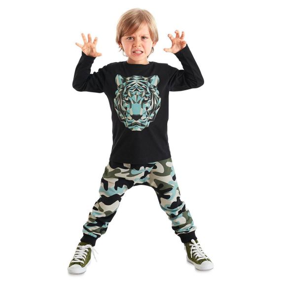 Camo Tiger Boy Baggy Set