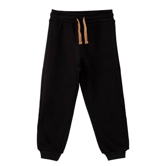 Plush Leopard Girl Black Tracksuit