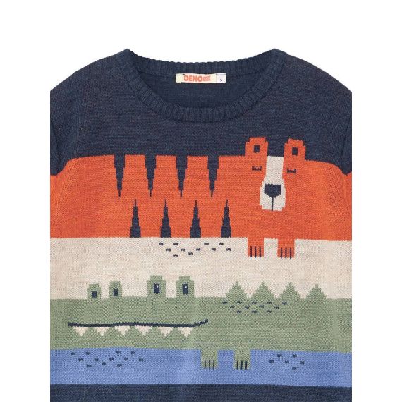Animals Boy Knitted Jumper