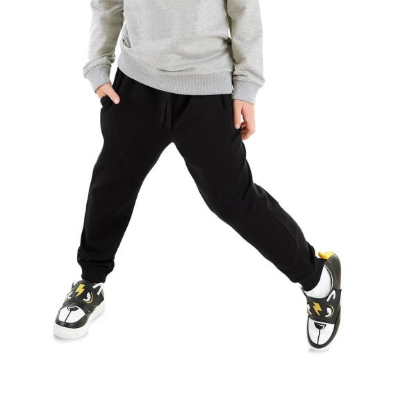 Slim Fit Unisex Black Joggers 